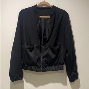 Black Bomber Jacket